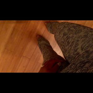 Stretchy Designed Bell Bottom